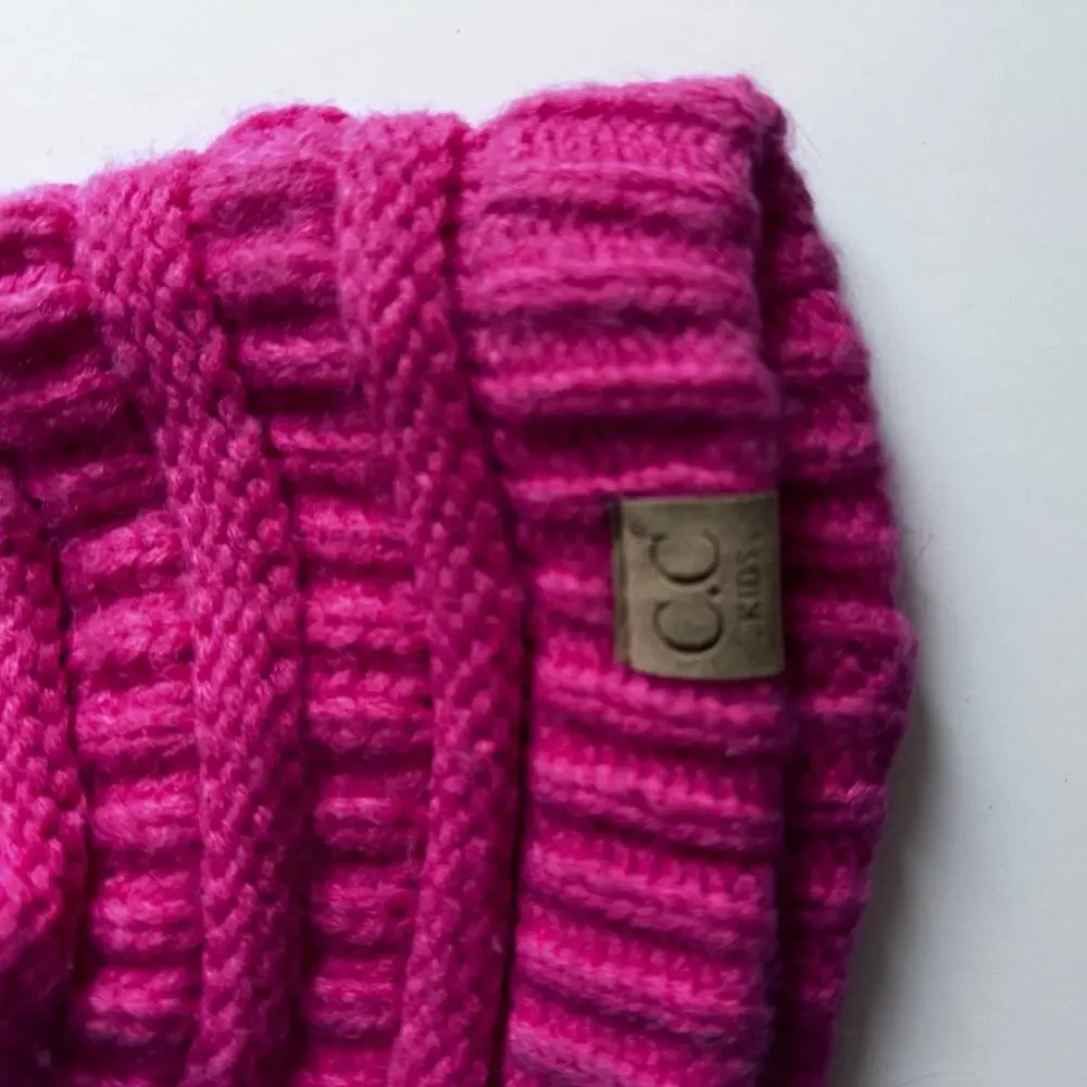 C.C. knit pom beanie kids